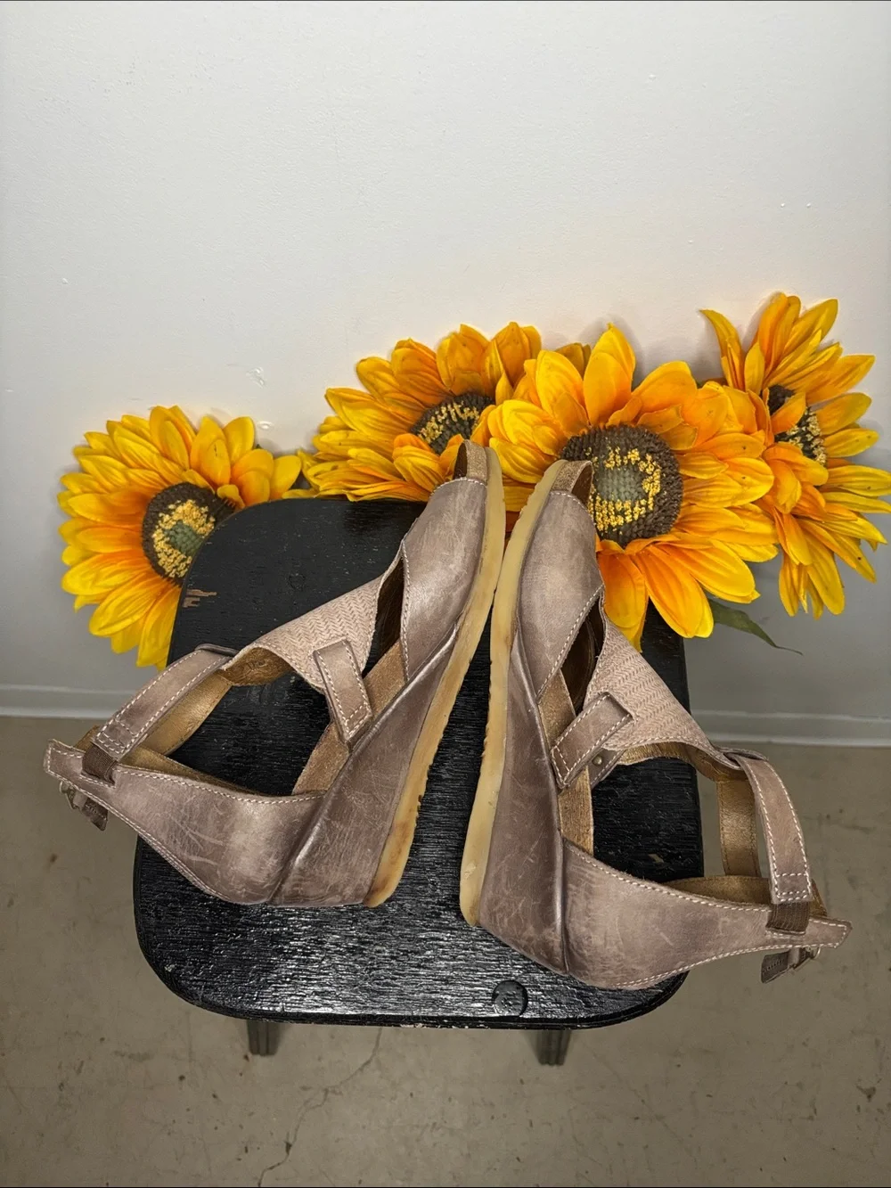 Miz Mooz Maisie Wedge Sandals in Mauve Size 38